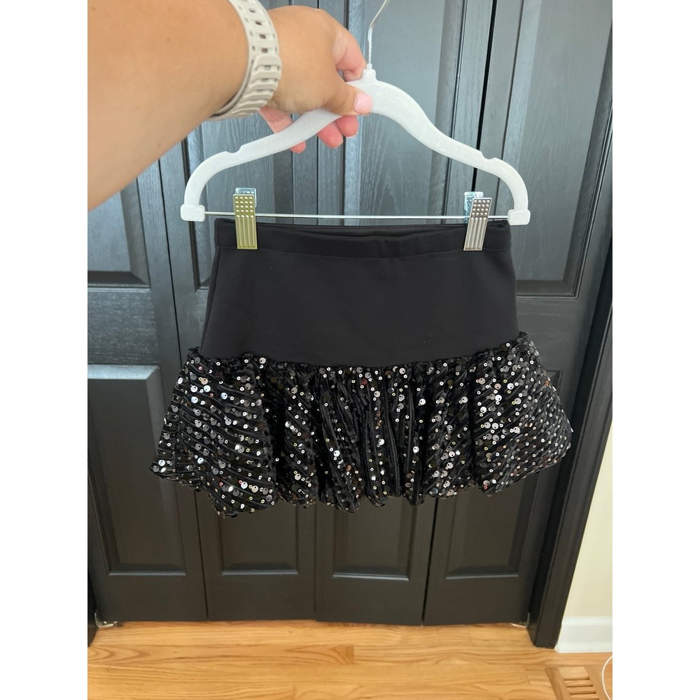 Zara skirt sequin black size 7